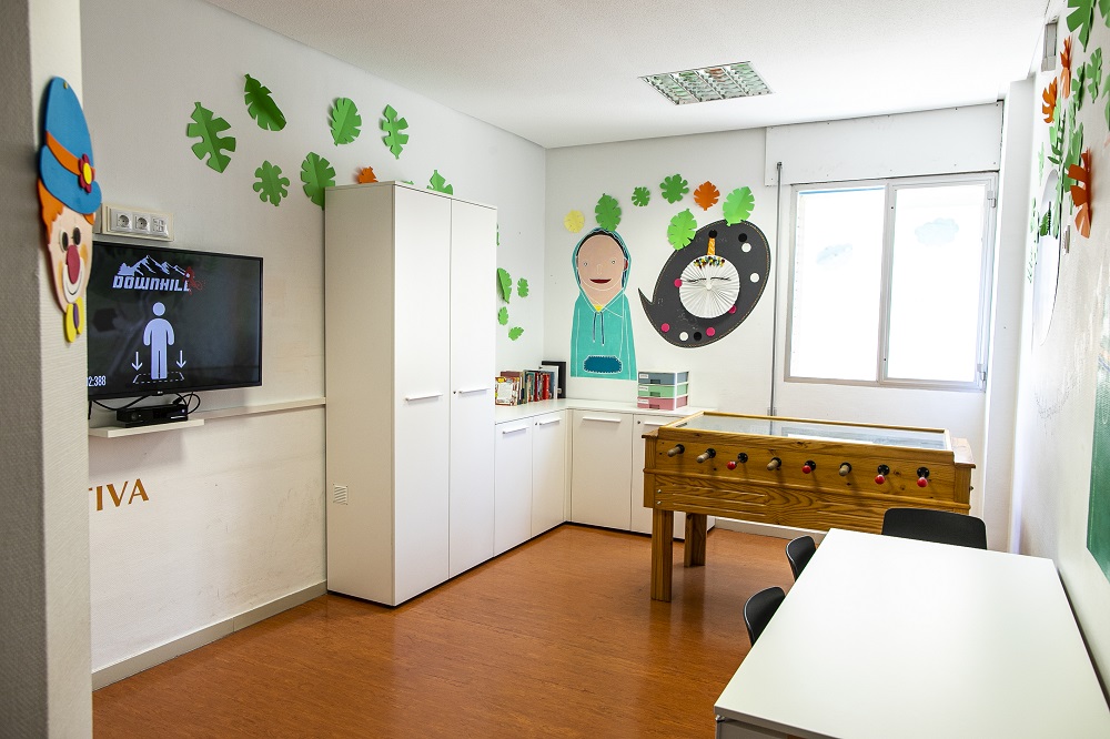 Sala de adolescentes de Oncopediatría