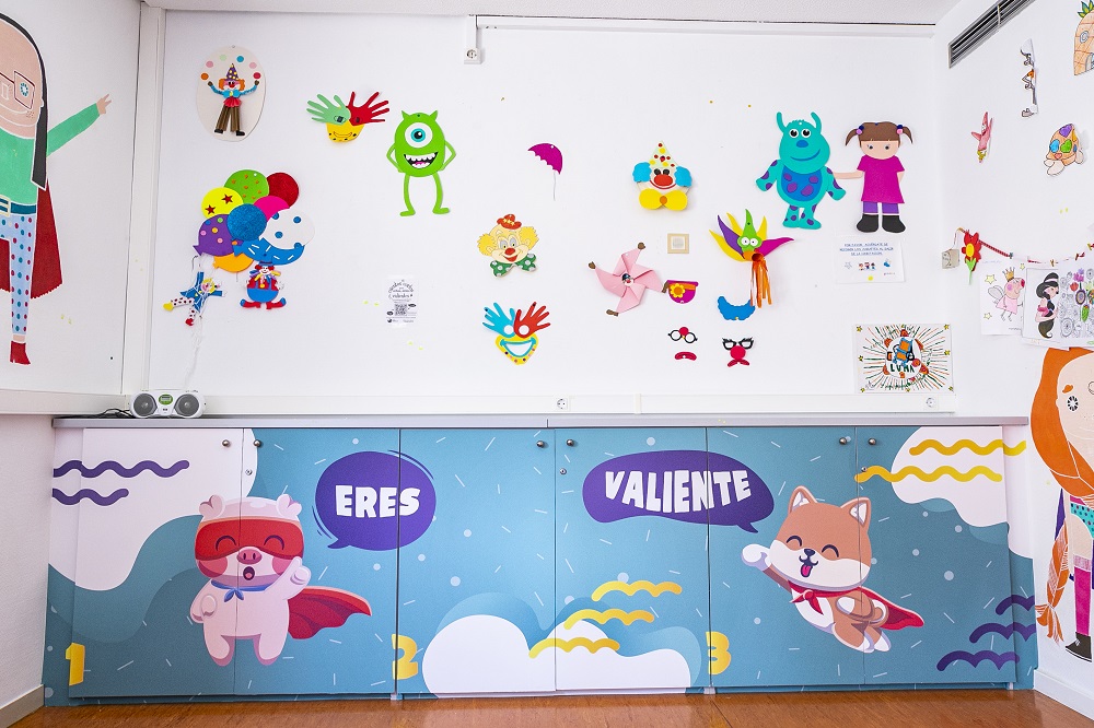 Sala de juegos infantil Oncopediatría Hospital Miguel Servet