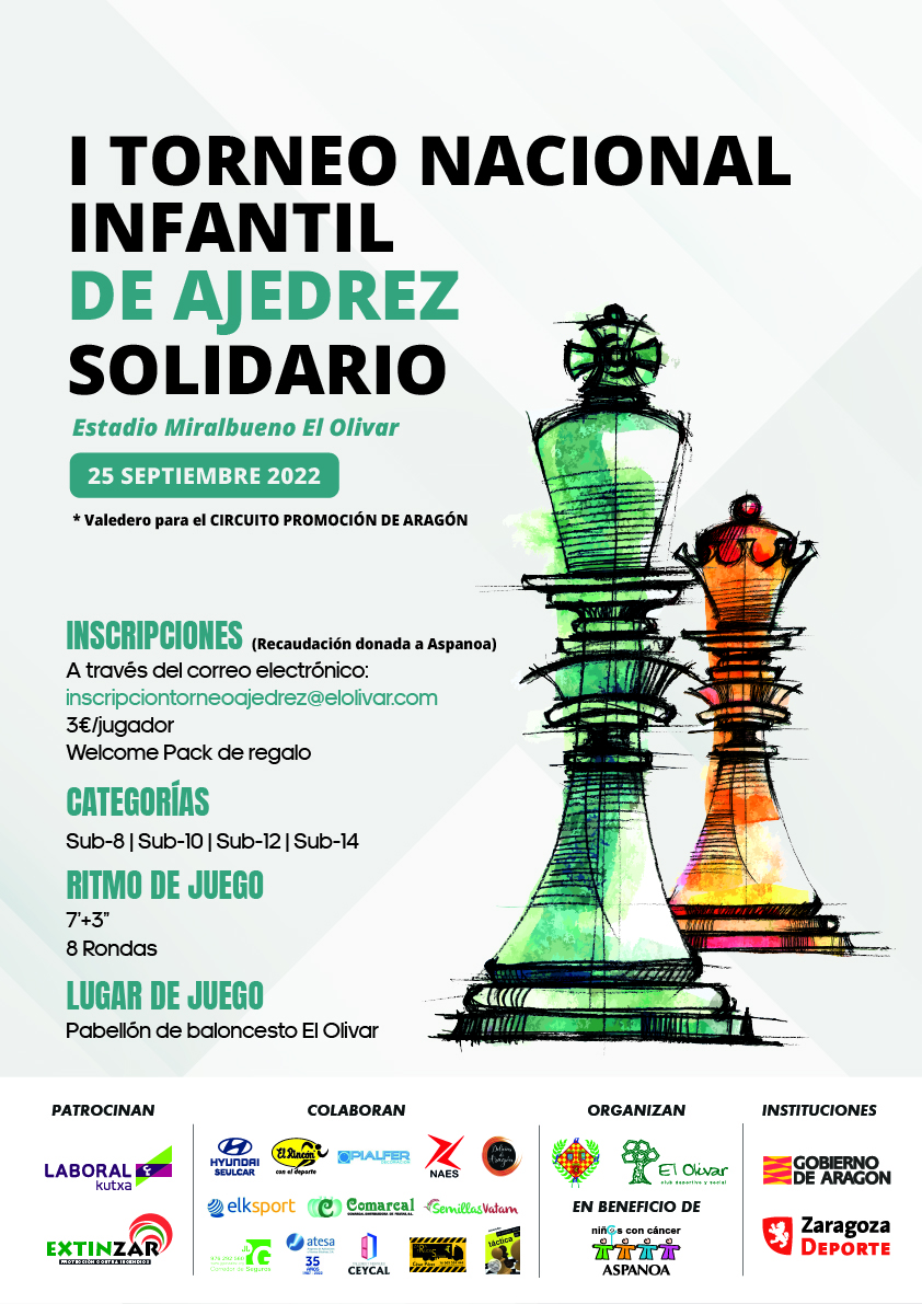 Torneo ajedrez infantil Aspanoa El Olivar