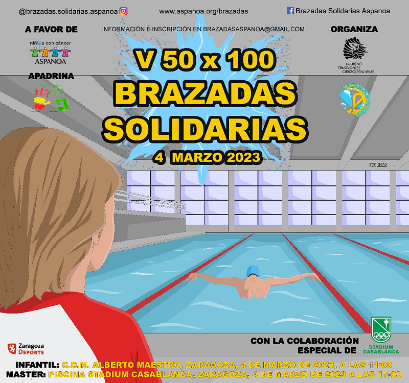 Brazadas solidarias Aspanoa 2022